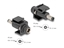 Attēls no Delock Keystone Module DC 5.5 x 2.1 mm female to DC 5.5 x 2.1 mm male black