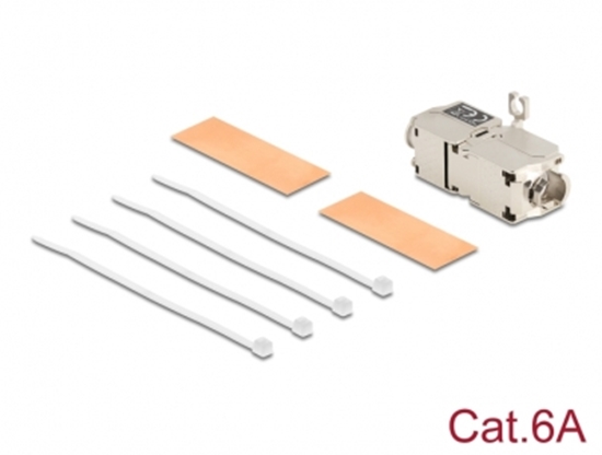 Picture of Delock Network Cable Connector LSA to LSA Cat.6A STP toolfree