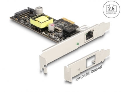 Изображение Delock PCI Express x1 Card to 1 x 2.5 Gigabit LAN PoE+ i225