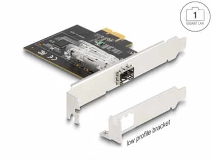 Attēls no Delock PCI Express x1 Card to 1 x SFP slot Gigabit LAN i210