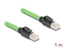 Picture of Delock RJ45 Network Cable Cat.6A plug to plug SF/UTP suitable for drag chains PUR (TPU) 1 m green