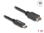 Picture of Delock USB 10 Gbps Cable USB Type-E Key A 20 pin male to USB Type-C™ male 1 m