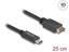 Picture of Delock USB 10 Gbps Cable USB Type-E Key A 20 pin male to USB Type-C™ male 25 cm