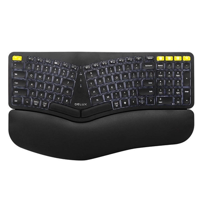 Picture of Delux GM902PRO Ergonomic Wireless Keyboard