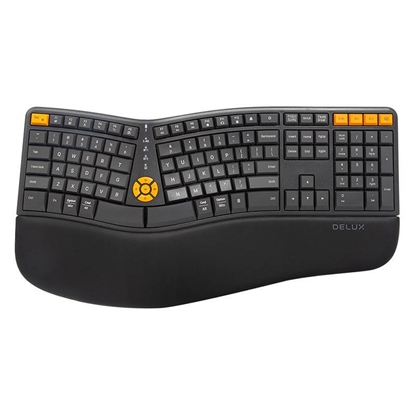 Attēls no Delux GM905DB Wired Ergonomic Keyboard