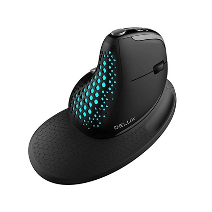 Picture of Delux M618XSD Ergonomic RGB Wireless Mouse