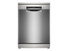 Picture of Dishwasher | SMS4HVI00E | Free standing | Width 60 cm | Number of place settings 14 | Number of programs 6 | Energy efficiency class D | Display | AquaStop function | Silver inox