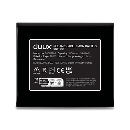 Picture of Dock + Battery pack 10.8 V for Duux Whisper Flex | DXCFBP05 | Black