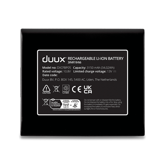 Picture of Dock + Battery pack 10.8 V for Duux Whisper Flex | DXCFBP05 | Black