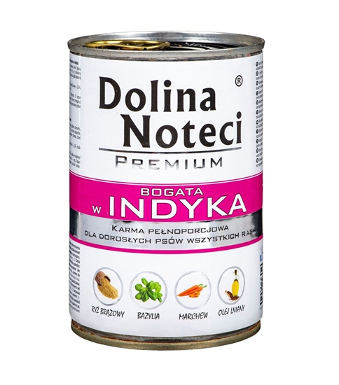 Picture of DOLINA NOTECI Premium Rich in turkey - Wet dog food - 400 g