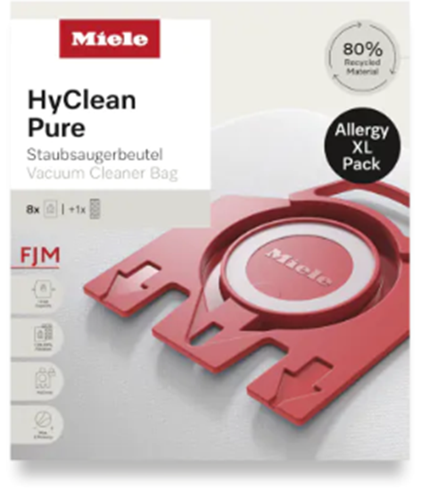 Изображение Dulkių maišeliai MIELE HyClean Pure FJM + HA50 12498190