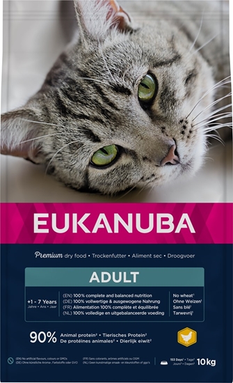 Picture of EUKANUBA Adult Chicken - dry cat food - 10kg