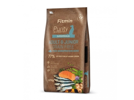 Изображение FITMIN Purity Grainfree Adult&Junior fish - dry dog food - 12kg