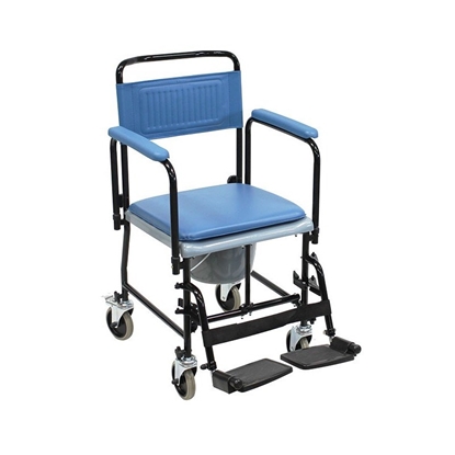 Picture of Folding toilet trolley Blue