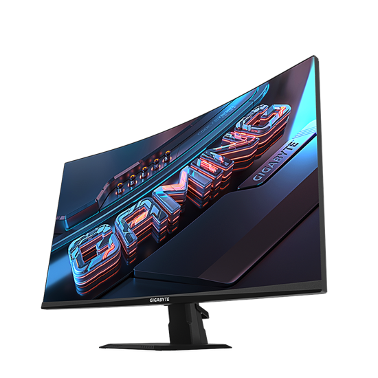 Picture of Gigabyte | Gaming Monitor | GS27QC EK1 | 27 " | VA | FHD | 16:9 | 170 Hz | 1 ms | 2560 x 1440 | 250 cd/m² | HDMI ports quantity 2 | Black