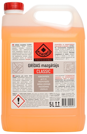 Picture of Grīdas mazgāšanas līdzeklis  KVADRO Classic, 5l