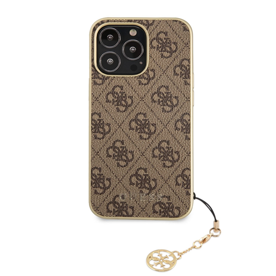 Изображение Guess 4G Charms Case for iPhone 13 Pro Max Brown