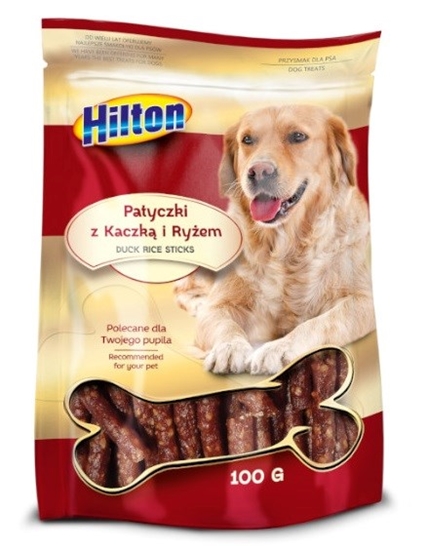 Picture of HILTON Duck and rice sticks - dog treat - 100g