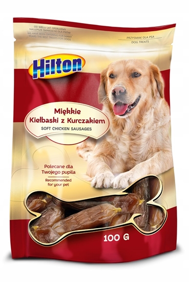 Picture of HILTON Soft chicken sausages - dog treat - 100g