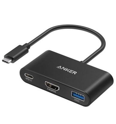 Attēls no I/O HUB USB-C POWEREXPAND/3-IN-1 A8339HA1 ANKER