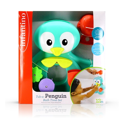 Изображение Infantino INFANTINO Playset Tub a penguin bath time