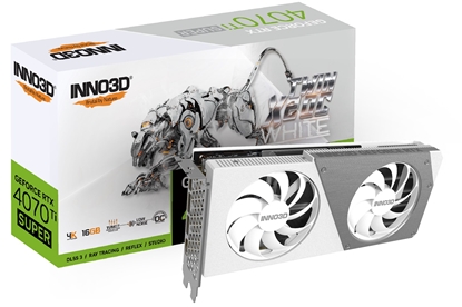 Attēls no Inno3D GEFORCE RTX 4070 Ti SUPER TWIN X2 OC WHITE NVIDIA 16 GB GDDR6X