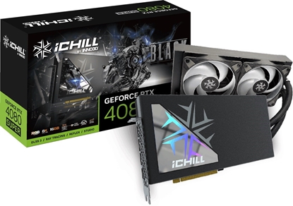 Attēls no Inno3D iChill Black NVIDIA GeForce RTX 4080 SUPER 16 GB GDDR6X (C408SB-166XX-18700006)