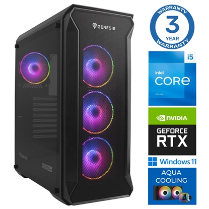 Attēls no INTOP AQUA i5-14400F 16GB DDR5 2TB SSD M.2 NVME+2TB RTX4060Ti 8GB WIN11Pro