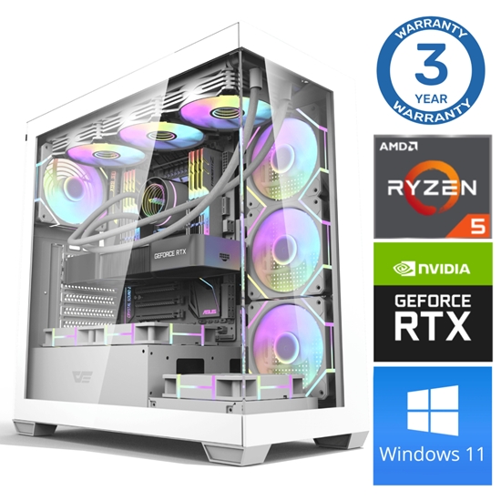 Изображение INTOP Ryzen 5 7500F 16GB DDR5 1TB SSD M.2 NVME RTX4060 8GB WIN11Pro