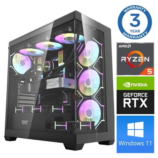 Изображение INTOP Ryzen 5 7500F 64GB DDR5 1TB SSD M.2 NVME RTX4060 8GB WIN11Pro