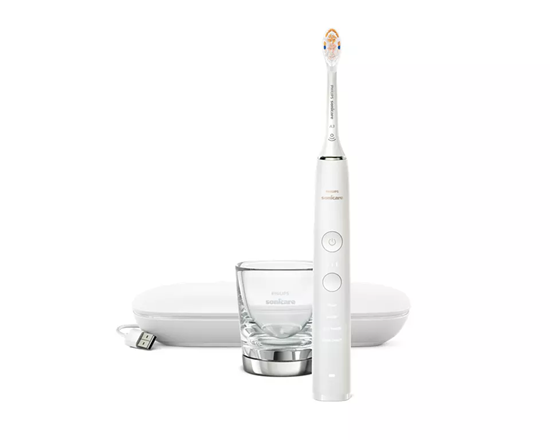 Изображение Sonicare zobu birste DiamondClean 9000 ar īpašu lietotni, balta