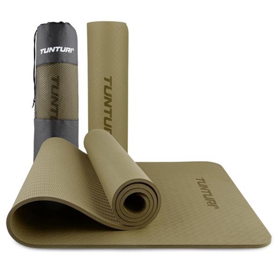 Изображение Tunturi Jogos kilimėlis TUNTURI YOGA & FITNESS MAT 8 MM (Spalva: Army žalias)