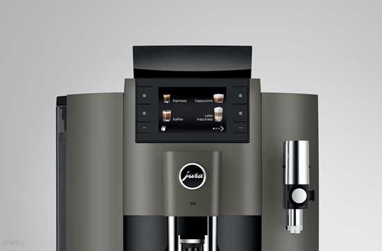 Picture of Jura W8 Dark Inox (EA) coffee machine black