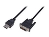 Изображение Kabel Techly HDMI - DVI-D 1.8m czarny (304611)