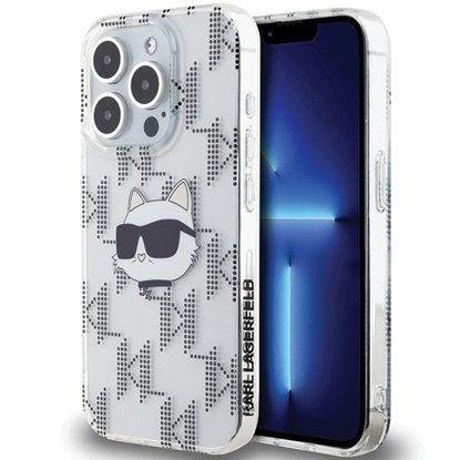 Attēls no Karl Lagerfeld KLHCP15LHKLPCHT Back Case for Apple iPhone 15 Pro