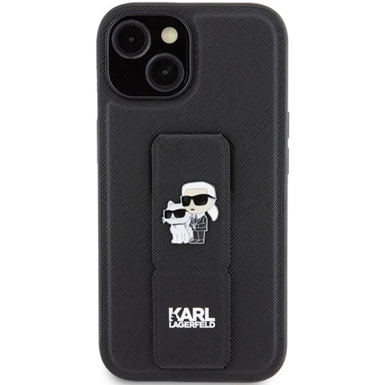 Picture of Karl Lagerfeld KLHCP15SGSAKCPK Rear Cover for Apple iPhone 15 / 14 / 13