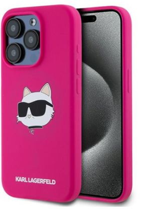 Attēls no Karl Lagerfeld KLHMP15LSCHPPLF Back Case for Apple iPhone 15 Pro