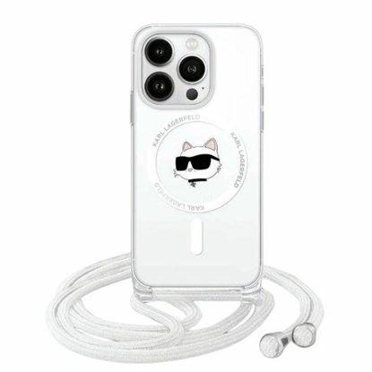 Picture of Karl Lagerfeld KLHMP15SHCCHNT Back Cover for Apple iPhone 15 / 14 / 13