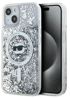 Attēls no Karl Lagerfeld KLHMP15SLGCHSGH Back Case for Apple iPhone 15 / 14 / 13