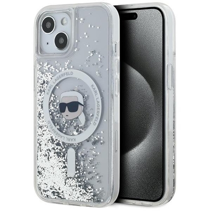 Изображение Karl Lagerfeld KLHMP15SLGKISGH Back Case for Apple iPhone 15 / 14 / 13