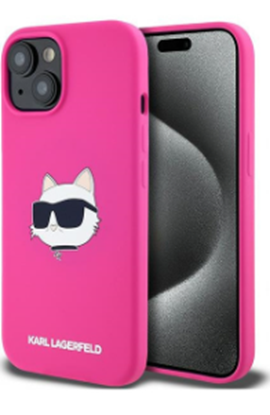 Attēls no Karl Lagerfeld KLHMP15SSCHPPLF Back Case for Apple iPhone 15 / 14 / 13