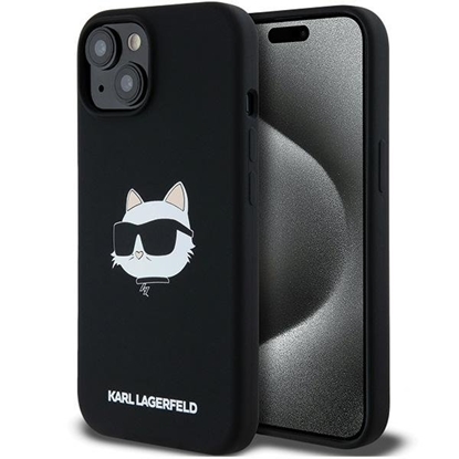 Изображение Karl Lagerfeld KLHMP15SSCHPPLK Back Case for Apple iPhone 15 / 14 / 13