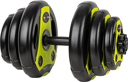 Attēls no Keičiamo svorio hantelis inSPORTline 3–18 kg Black-Green