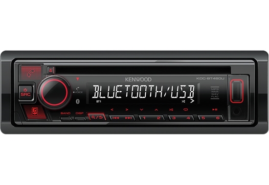 Изображение Kenwood KDC-BT460U car media receiver Black 200 W Bluetooth