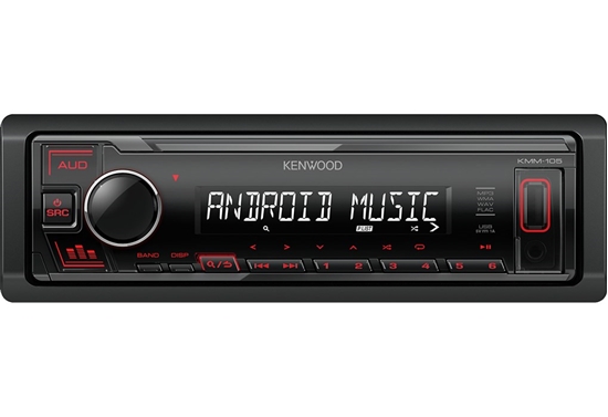 Picture of Kenwood KMM-105RY car media receiver Black 50 W