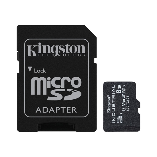 Изображение Kingston Technology Industrial 8 GB MicroSDHC UHS-I Class 10