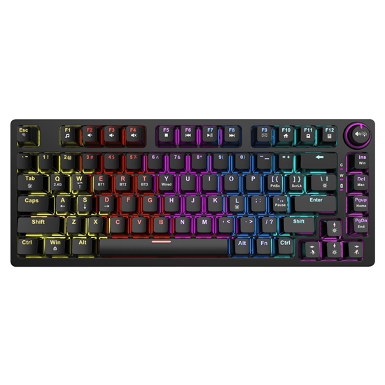 Изображение Klawiatura mechaniczna bezprzewodowa PHENIX Gateron Yellow Pro, ABS