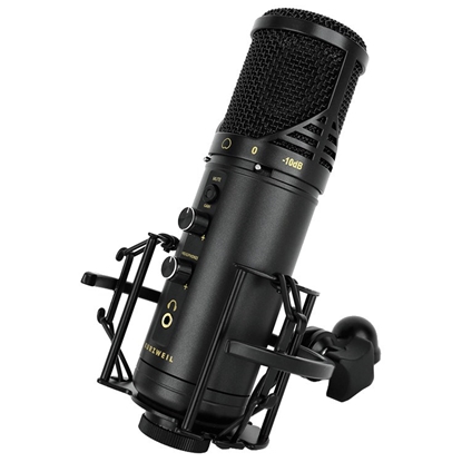 Attēls no Kurzweil KM1U Black - condenser microphone