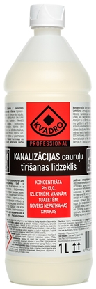 Picture of KVADRO Kanalizācijas cauruļu tīrīšanas līdzeklis, 1l