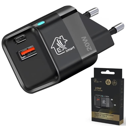 Изображение Ładowarka Smart Life Fast Charger 20W  USB-C4 